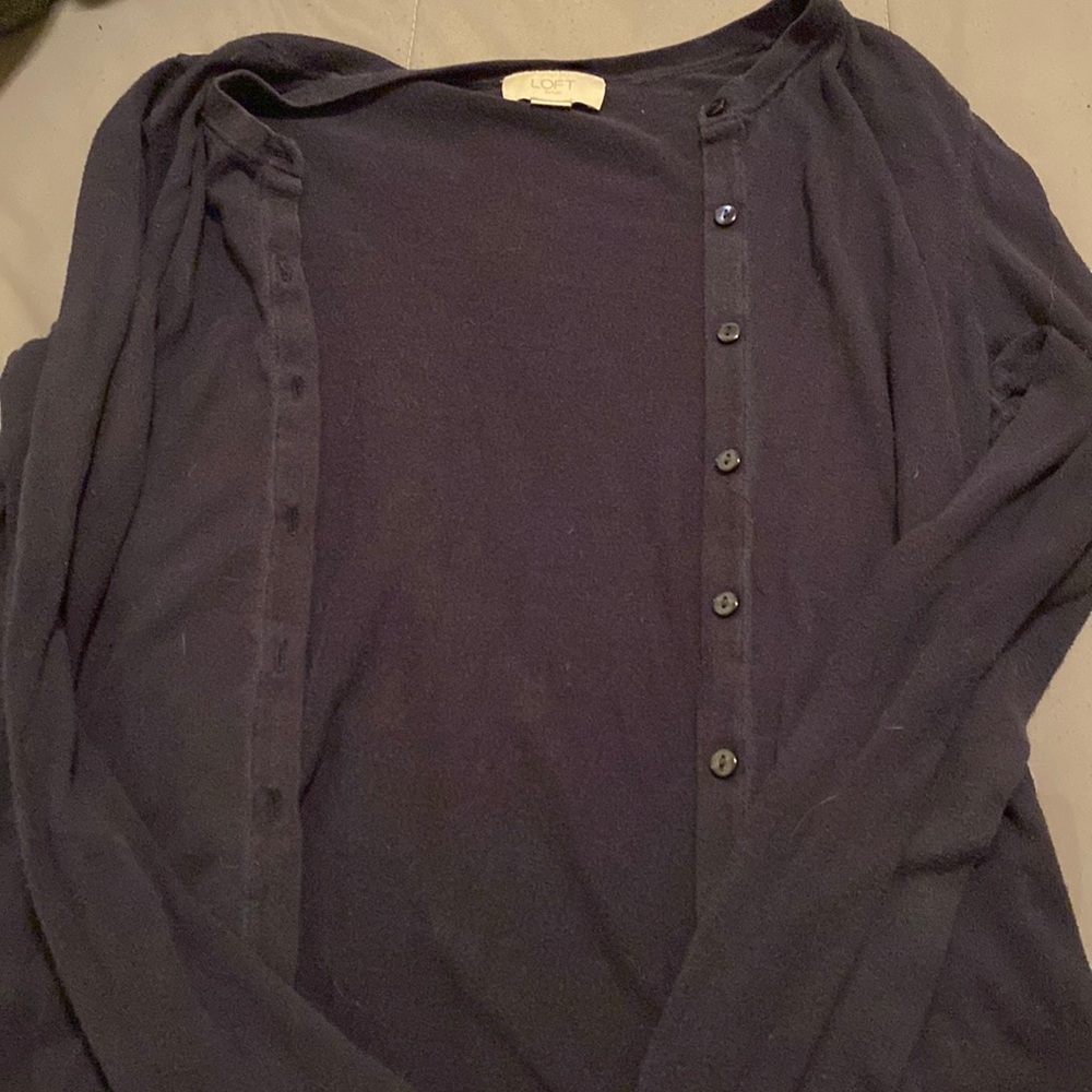 Blue light sweater